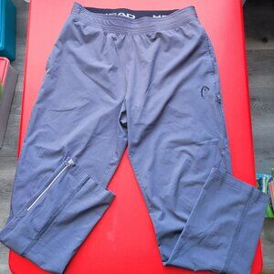 Head track pants / jogger grey men's size L